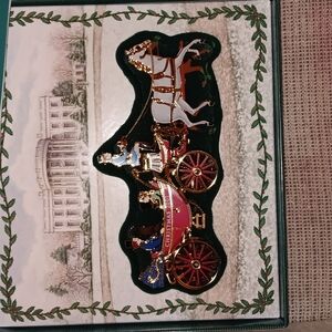 Christmas Horse-Drawn Carriage Ornament